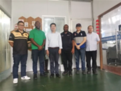 Warmly Welcome Partners From Papua New Guinea To Visit Runchen For Talking Ov...